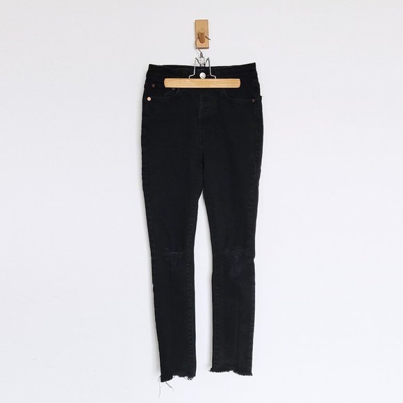 Re/Done - Levi's Originals High Rise Ankle Crop Women's Jeans - Size 26 - Picture 2 of 14